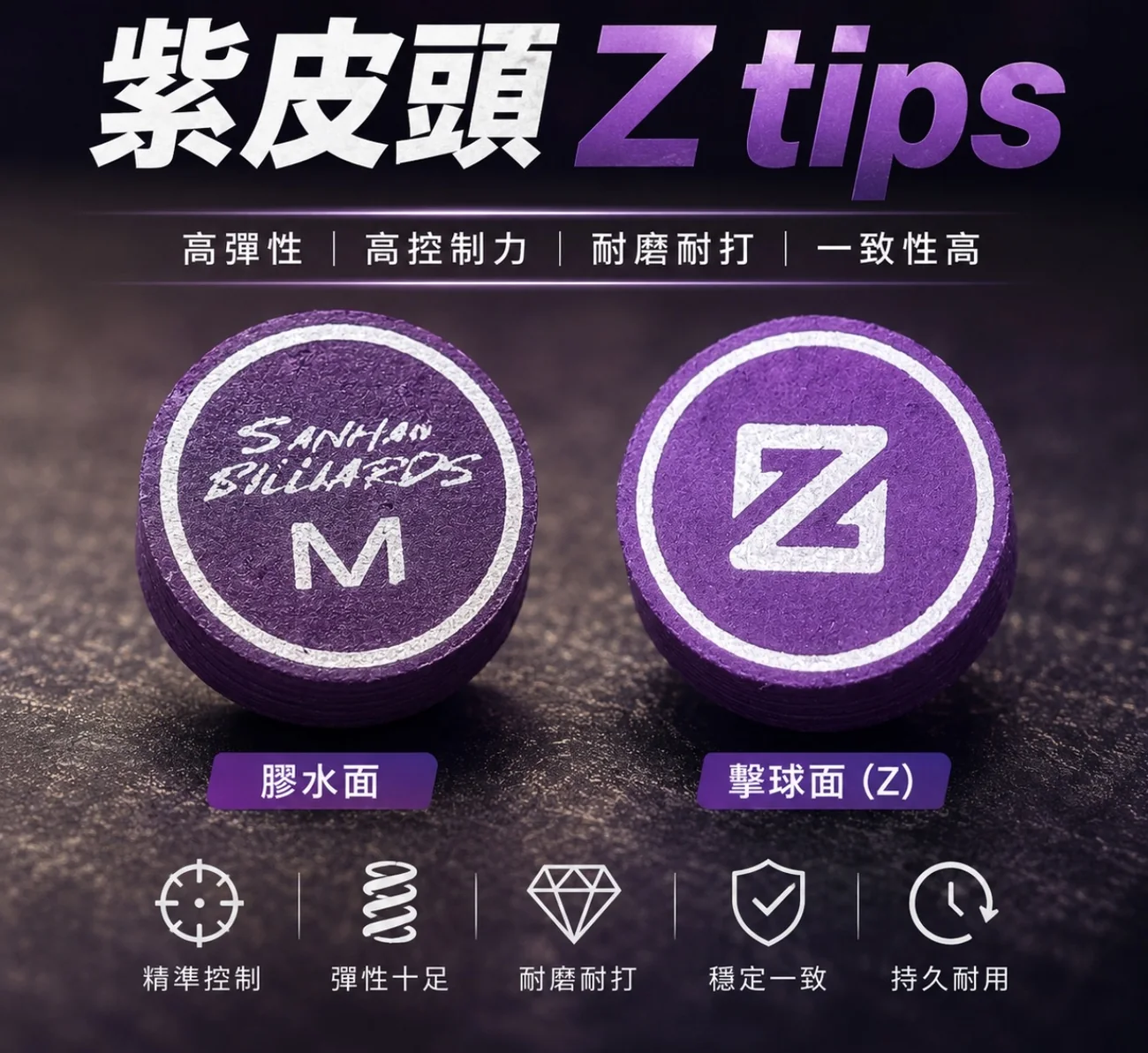 紫皮頭怎麼裝？膠水面與擊球面一次分清楚